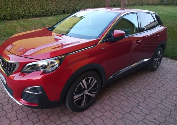 Peugeot 3008 cena 88000 przebieg: 52000, rok produkcji 2018 z Brzozów małe 106